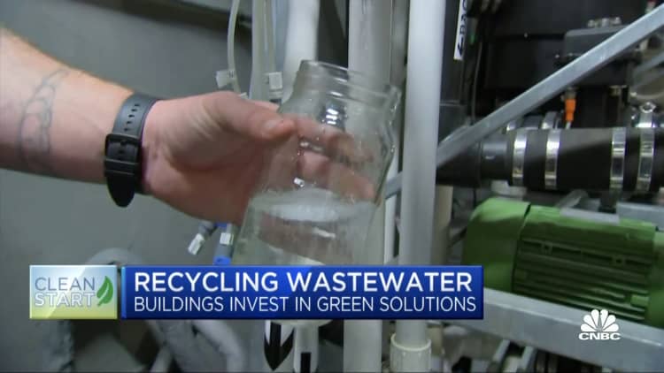 Buildings invest in green solutions to recycle wastewater