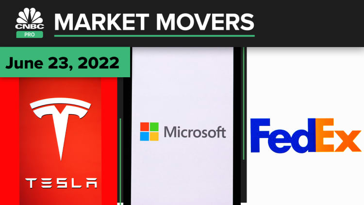 Tesla, Microsoft, and FedEx are today's top stock picks for investors: Pro Market Movers June 23