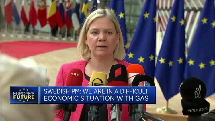 'We're definitely in a difficult economic situation,' Sweden PM says