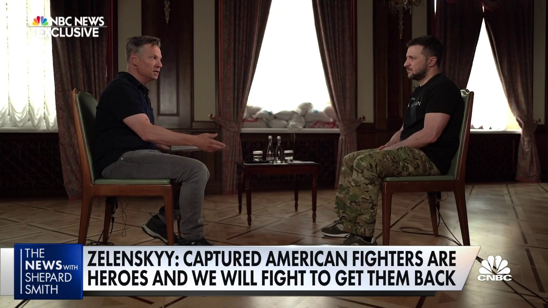 NBC's Richard Engel speaks to Volodymyr Zelenskyy