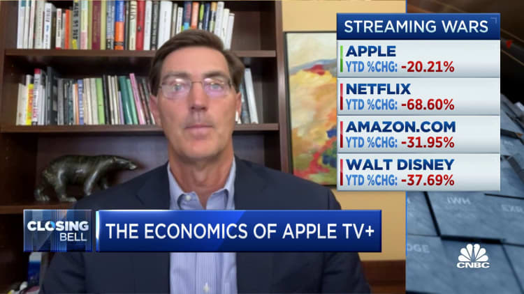 Apple TV+ will be accretive despite losing $1B a year on the service now, says Bernstein's Sacconaghi