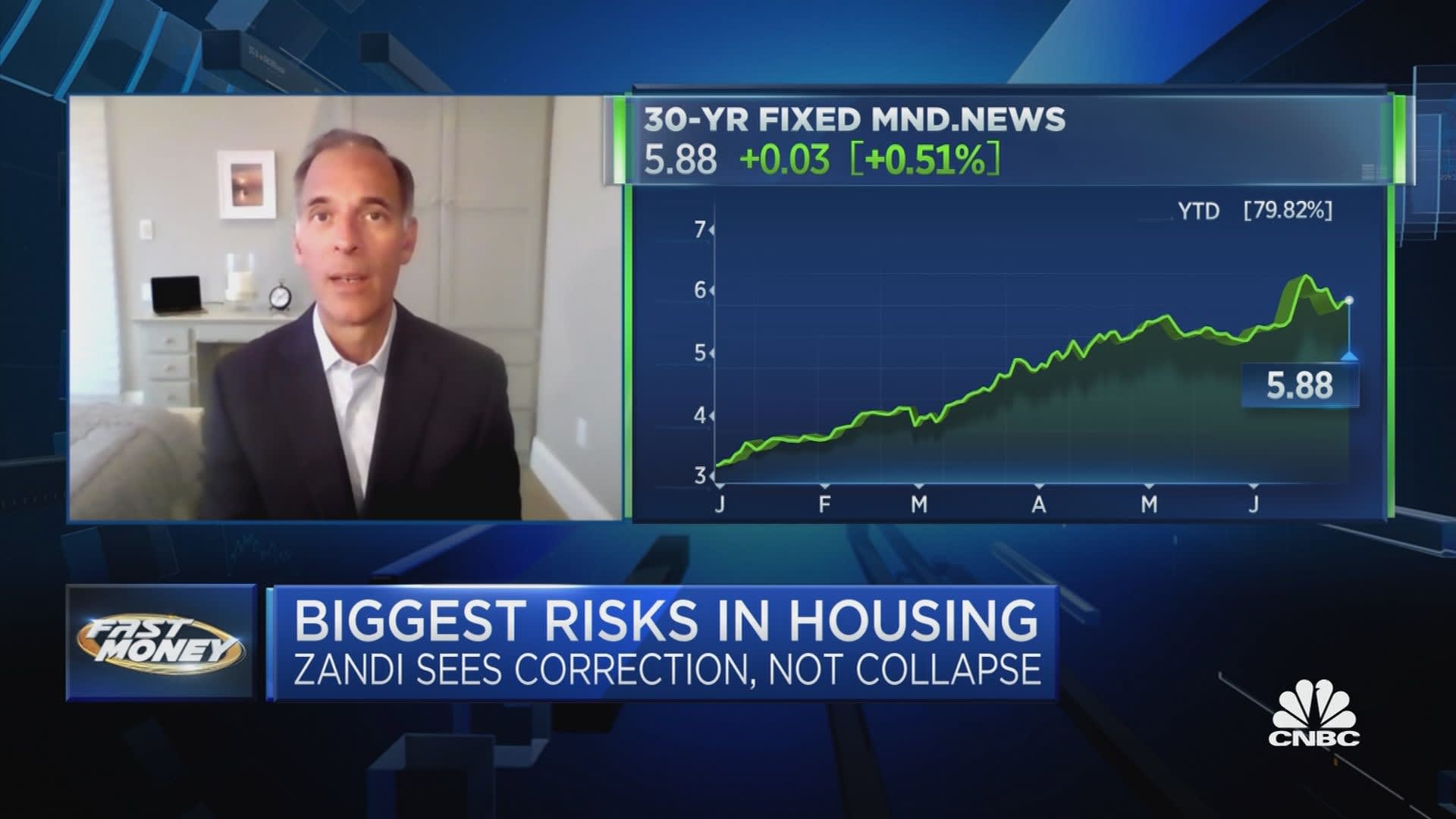 Housing correction is 'dead ahead,' warns economist Mark Zandi