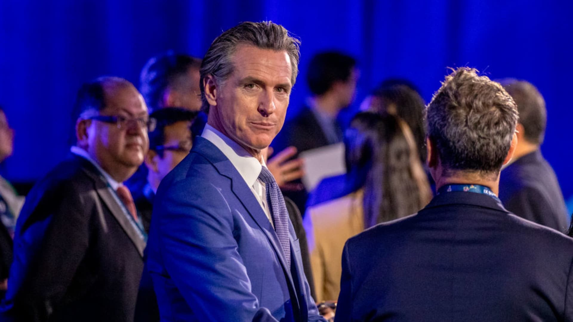 California Gov. Gavin Newsom attending the Summit of the Americas in Los Angeles earlier this June.
