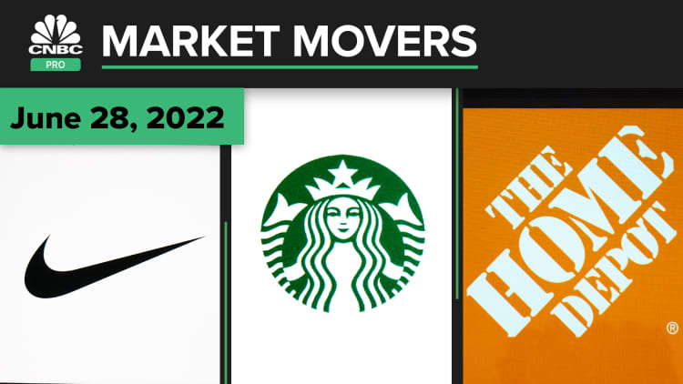 Nike, Starbucks, and Home Depot are some of today's stock picks: Pro Market Movers June 28