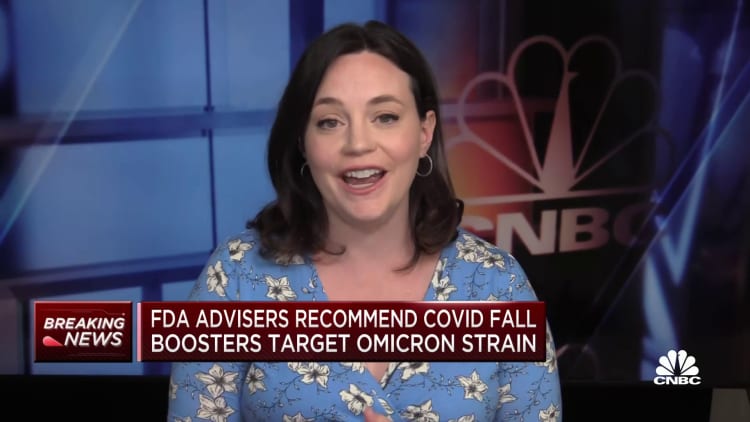 FDA advisers recommend Covid fall boosters