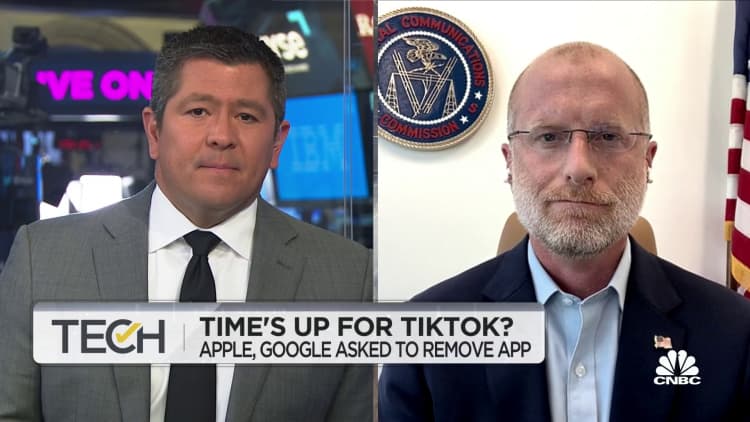TikTok should be booted from app stores because of data gathering concerns, says FCC's Brendan Carr