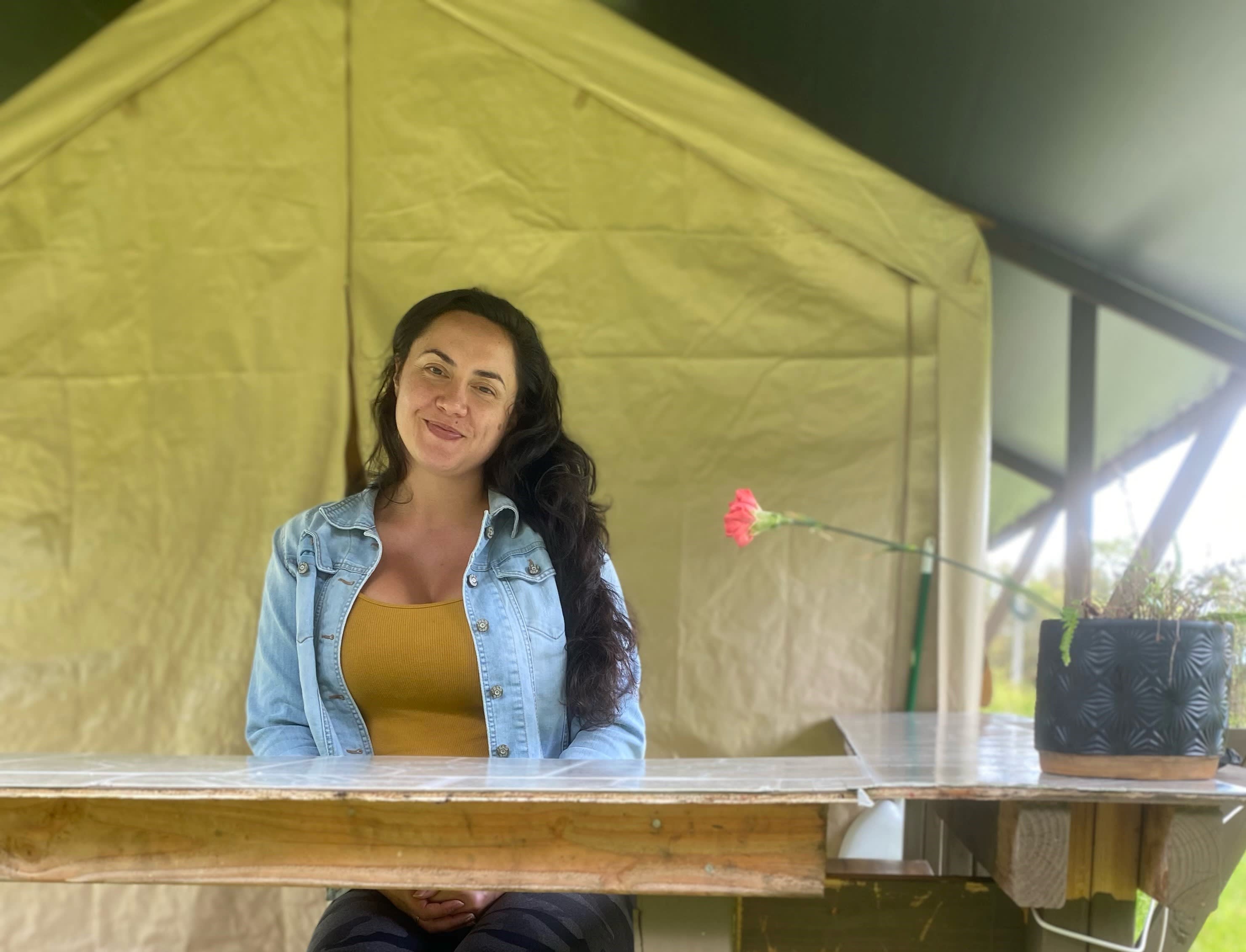 This Airbnb tent near a Hawaiian