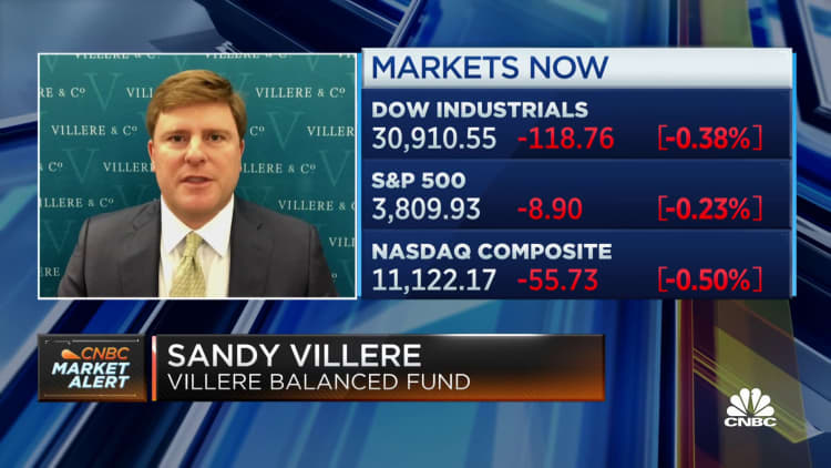 A shallow recession is likely next year, says Villere Balanced Fund's Sandy Villere