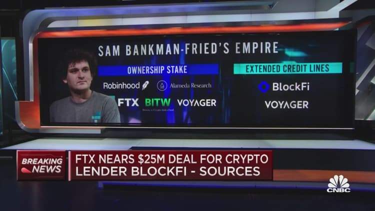 FTX closes in on deal to buy BlockFi