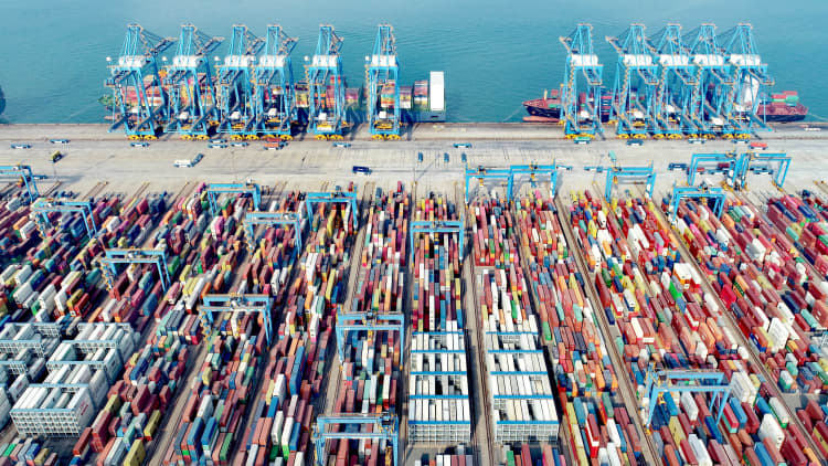 Hvordan arbejdsnedgang i tyske, hollandske havne skaber en ophobning af eksport på vej til USA