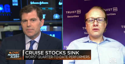 I can't recommend buying any cruise stocks, hold sell rating on Carnival: Truist's Scholes