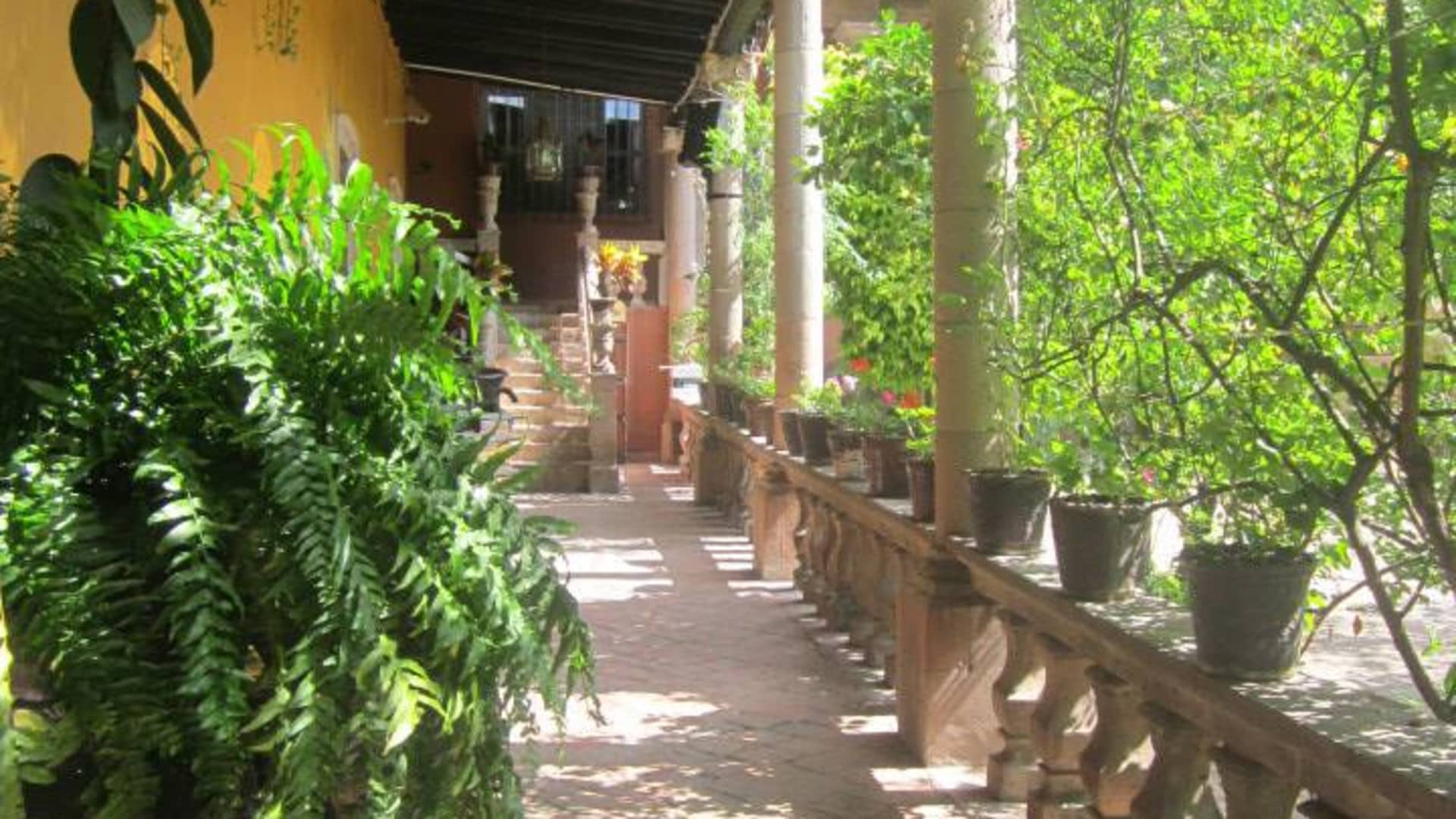 Tranquil courtyards, patios and balconies beckon from inside beautiful colonial-era homes and haciendas in Mexico's San Miguel de Allende, providing a respite from the hustle and bustle of the city.