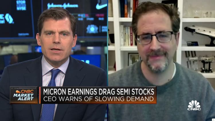 Micron is the first to cut estimates, but it won't be the last, says Bernstein semi analyst
