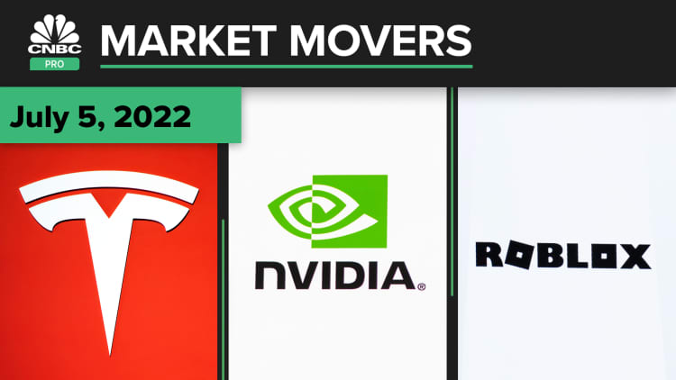 Tesla, Nvidia, and Roblox are some of today's stocks: Pro Market Movers July 5