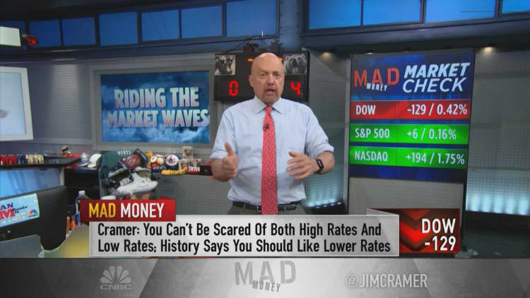 Cramer says investors shouldn't fear market declines and instead look for the buying opportunities