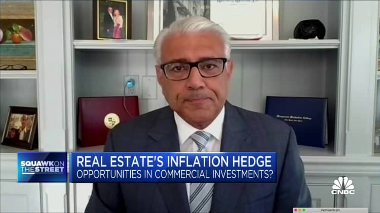 A lot of money flows into commercial real estate because they're an inflation hedge, says Marcus & Millichap CEO