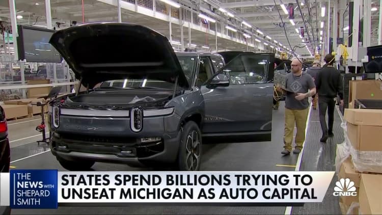 States spend billions trying to unseat Michigan as auto capital of USA