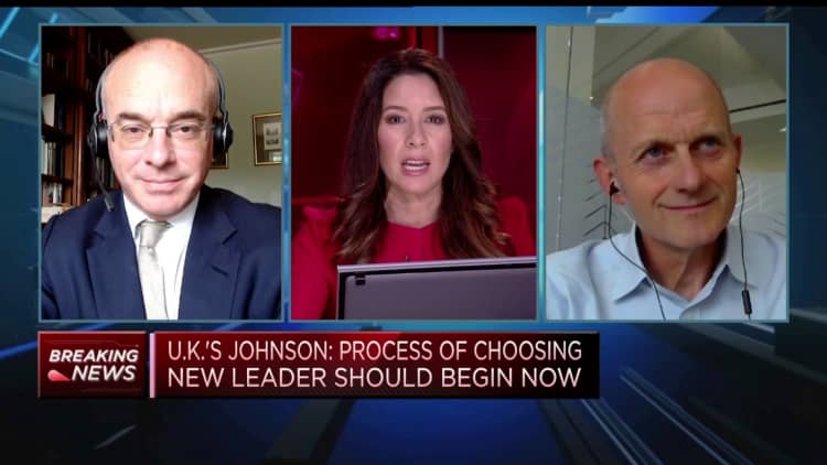 UBS economist and former Brexit chief discuss the outlook for UK economic policy as Johnson resigns