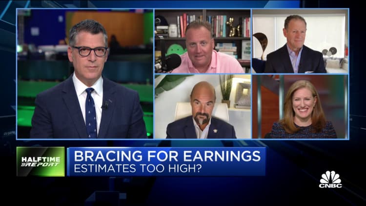 The ‘Halftime Report’ investment committee weighs in on high earnings season estimates