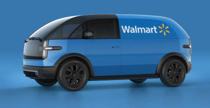 Canoo stock jumps after Walmart agrees to buy 4,500 electric delivery vans