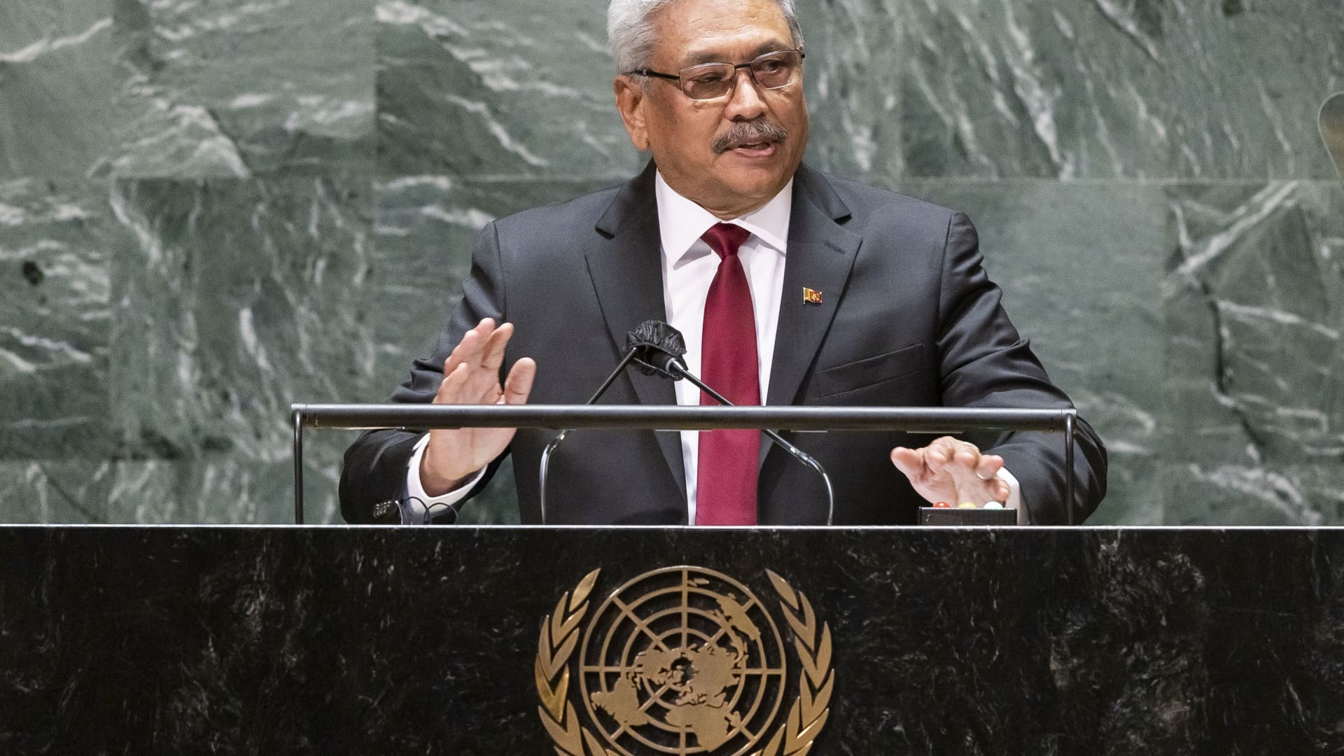 Sri Lankan President sent resignation after fleeing to Singapore