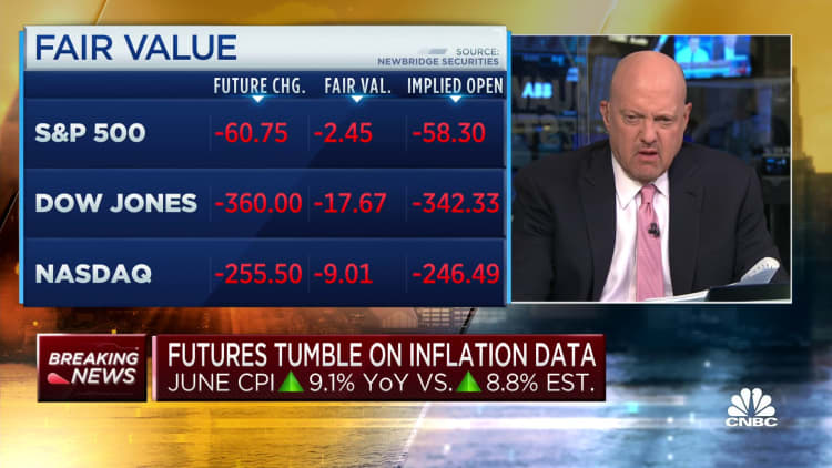 Jim Cramer gives his take on the CPI Report