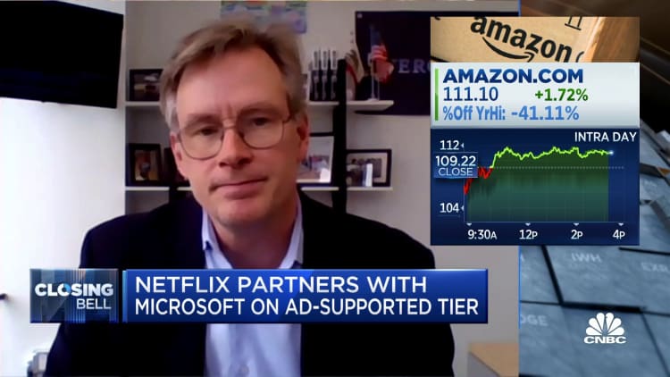 Netflix-Microsoft partnership isn't investible part of the story for two years, says Evercore's Mahaney