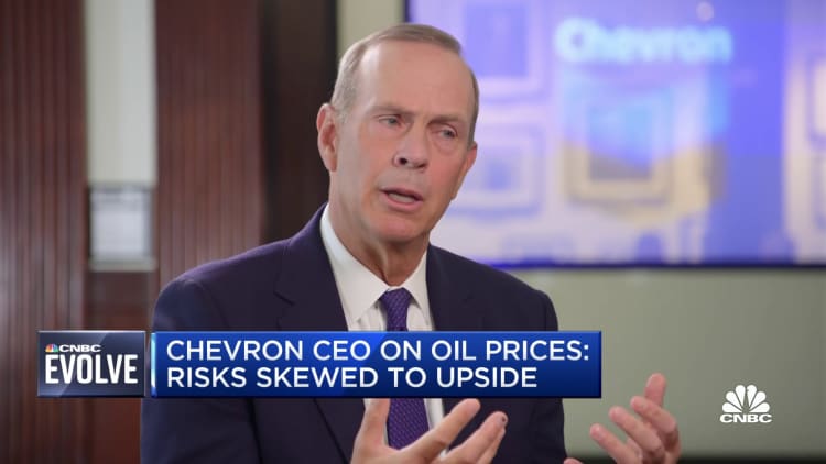 We see price pressures all around the world, says Chevron CEO