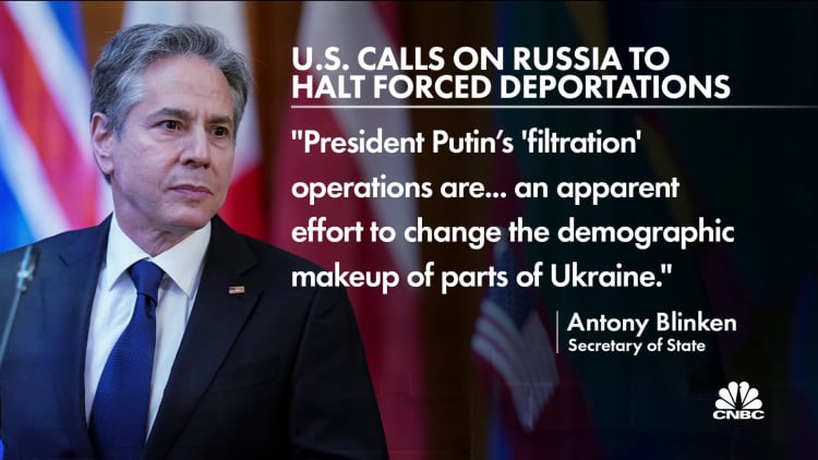 Russia forcibly deports 1.6M Ukrainian citizens, US calls forced deportations a war crime