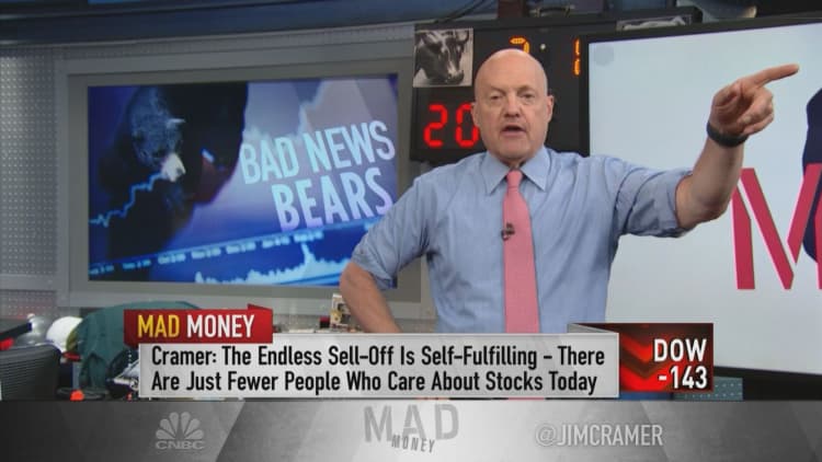 Jim Cramer gives his take on moving 'goal posts' in the market