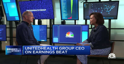 Our external growth was at the same rate as internal growth rate, says UnitedHealth Group CEO