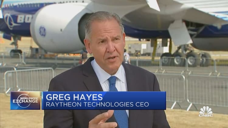 Exclusive: Raytheon CEO Greg Hayes says supply chain issues will persist into 2023 or 2024