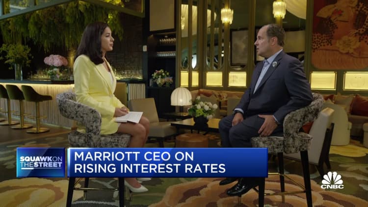 Higher hotel prices look sustainable if we deliver on the service, says Marriott CEO