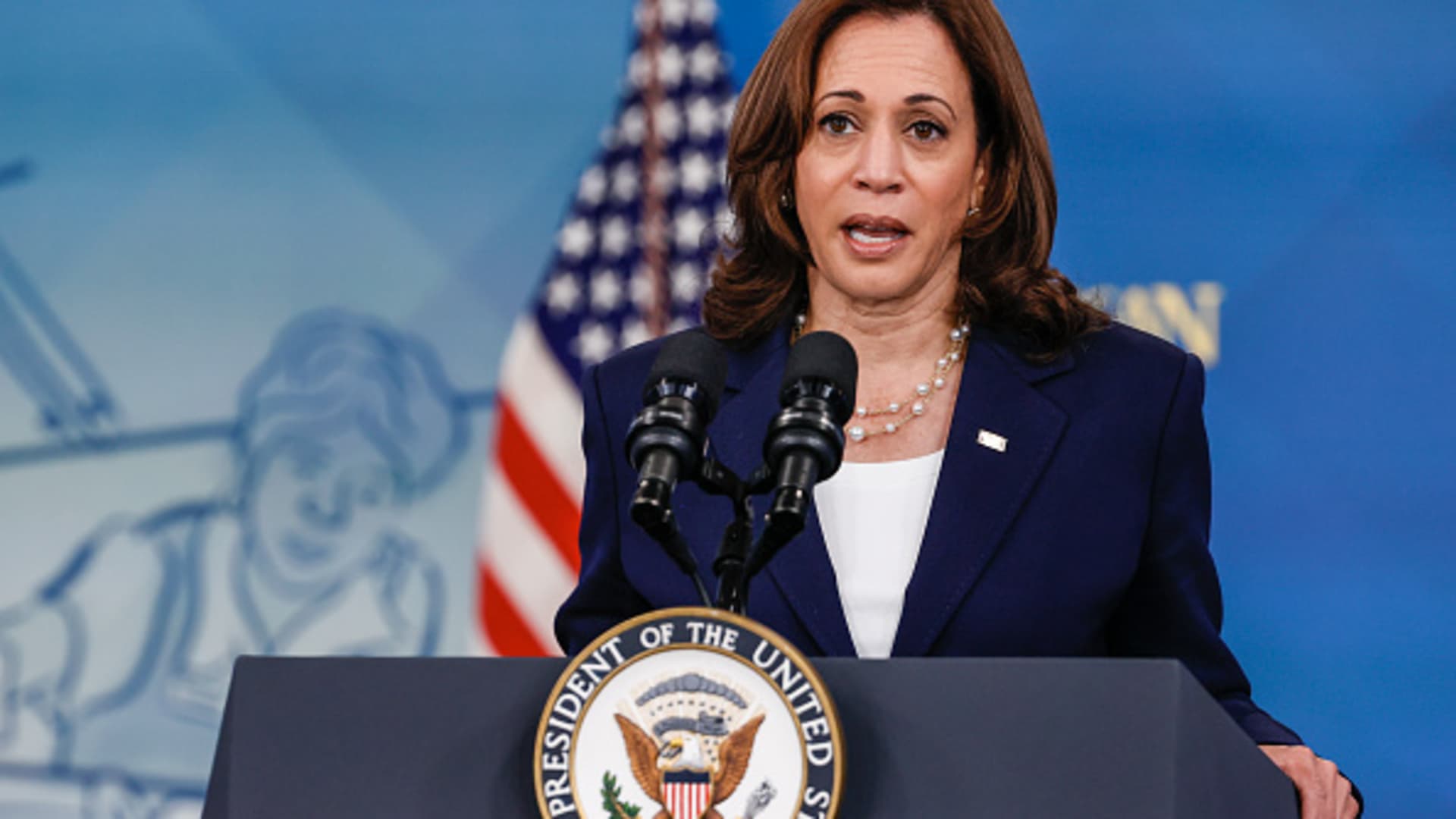 Vice President Kamala Harris compares Supreme Court abortion ruling to slavery: ..