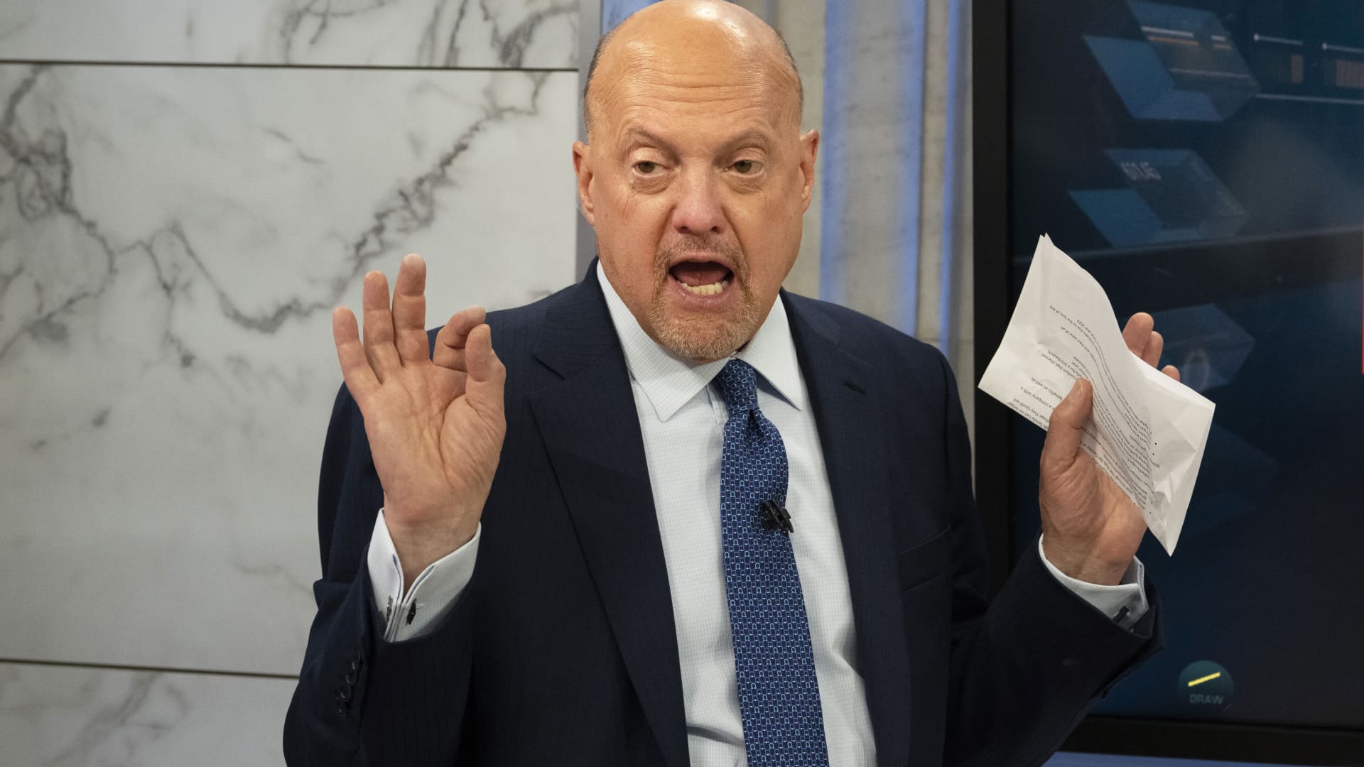 Jim Cramer's top 10 things to watch in the market Friday: Jobs way up, stocks down, tech tough