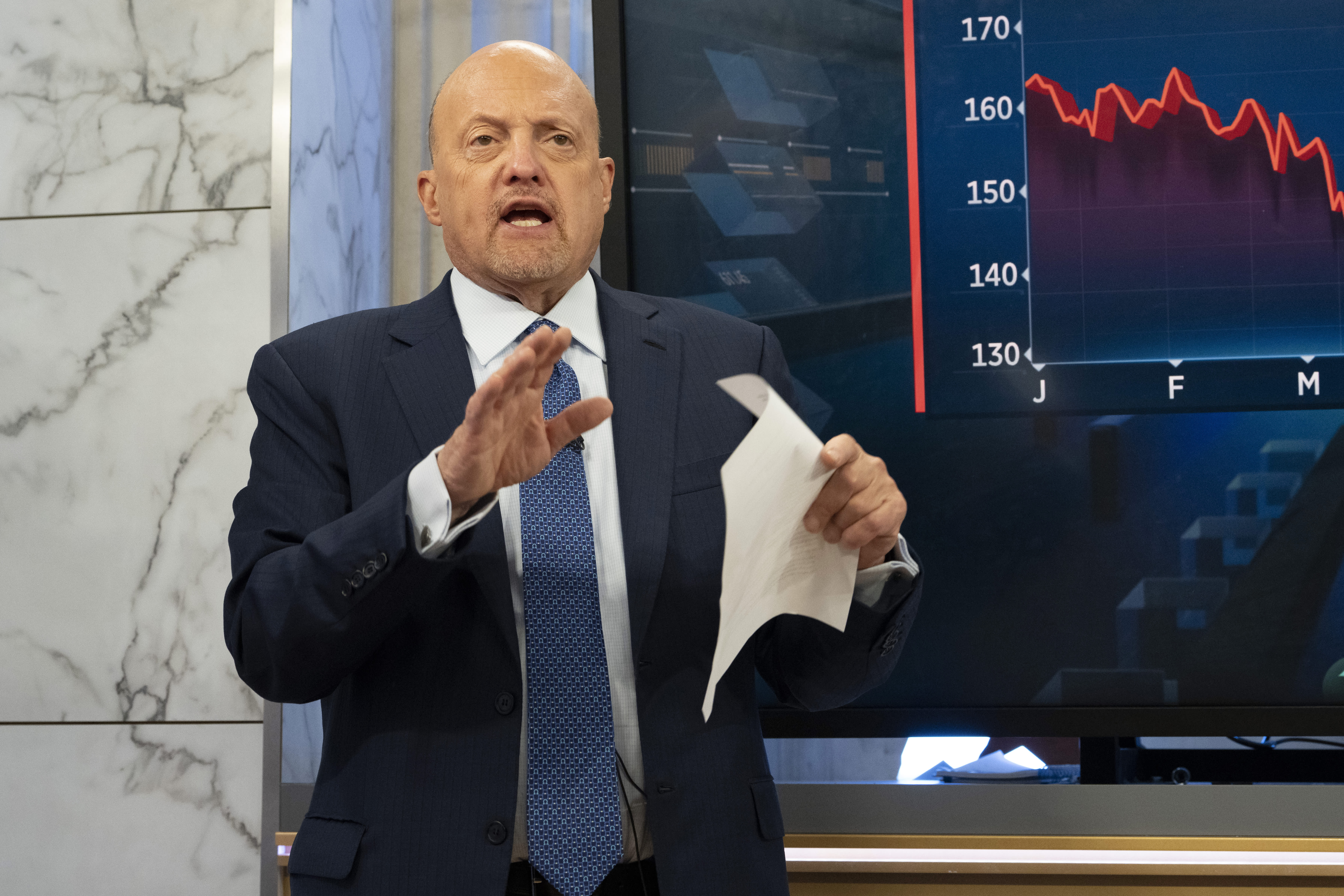 Jim Cramer's Investing Club meeting Thursday: Stocks fall, Cisco, Palo Alto Networks