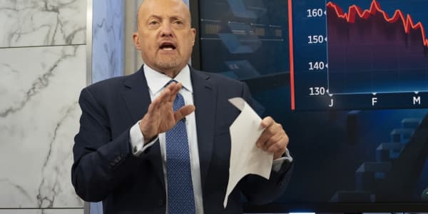Cramer cautions investors to 'temper your enthusiasm,' with the market overbought  