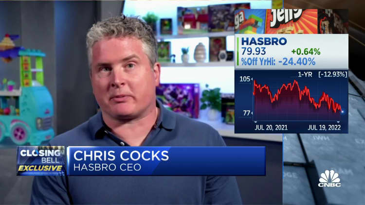 We feel good about supplying our retailers with hot product this holiday, says Hasbro CEO