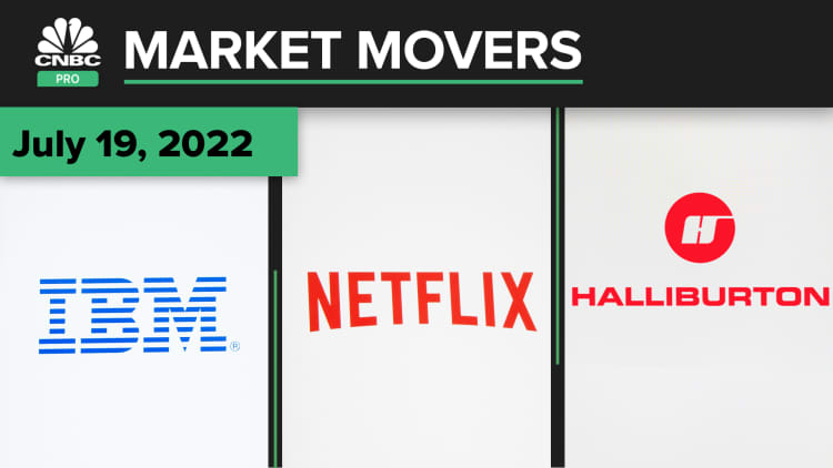 IBM, Netflix, and Halliburton are some of today's stocks: Pro Market Movers July 19