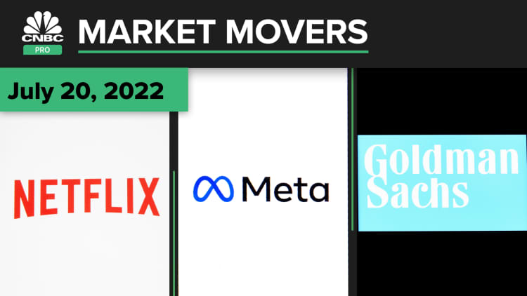 Netflix, Meta, and Goldman Sachs are some of today's stocks: Pro Market Movers July 20