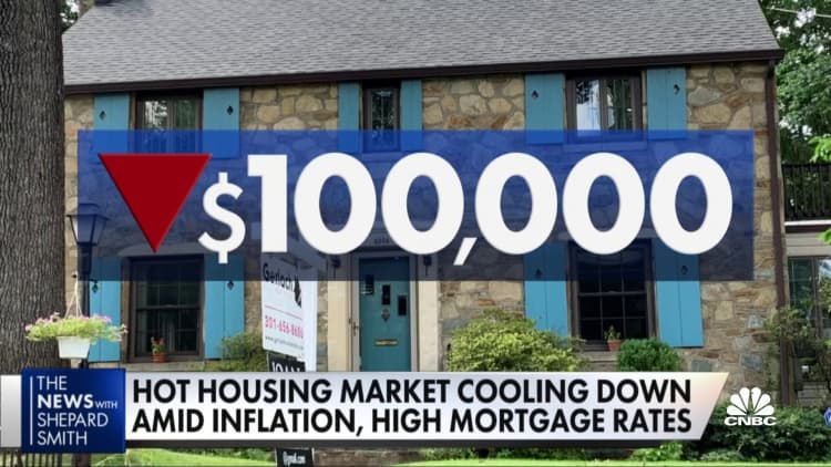 Housing market cools due to inflation and higher mortgage rates