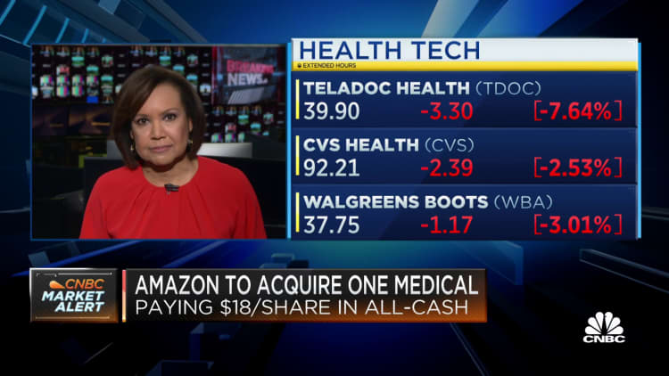 Amazon will acquire One Medical for about $3.9 billion