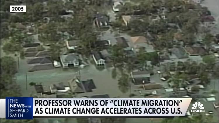 As climate change accelerates, 'climate migration' may become a problem.