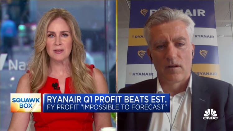 Ryanair CFO Neil Sorahan on earnings, fall travel forecast