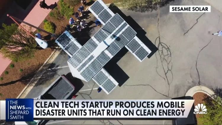 Startup looks to help disaster relief go green