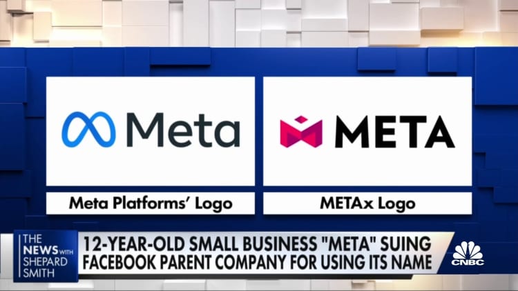 Small company named Meta sues Zuckerberg's Meta, formerly known as Facebook