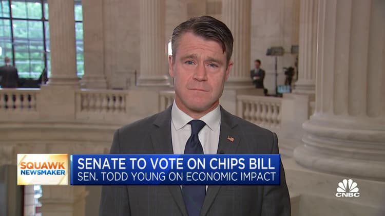 CHIPS Act is a 'national security investment,' says Sen. Todd Young