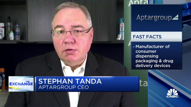 In the Midwest, there's a 15% loss of workforce in manufacturing, says AptarGroup's Stephan Tanda