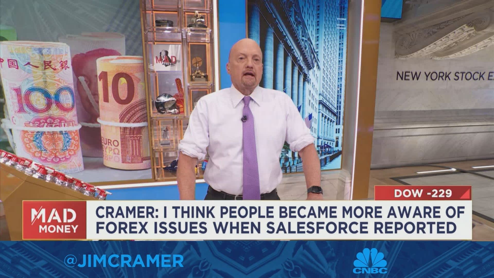 Jim Cramer explains how the strong dollar has hurt companies’ earnings