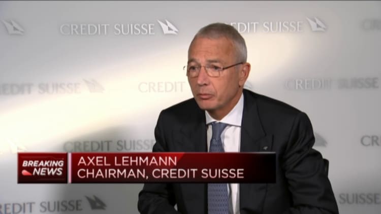 Credit Suisse's departing CEO Thomas Gottstein wasn't forced out of the bank, chairman says